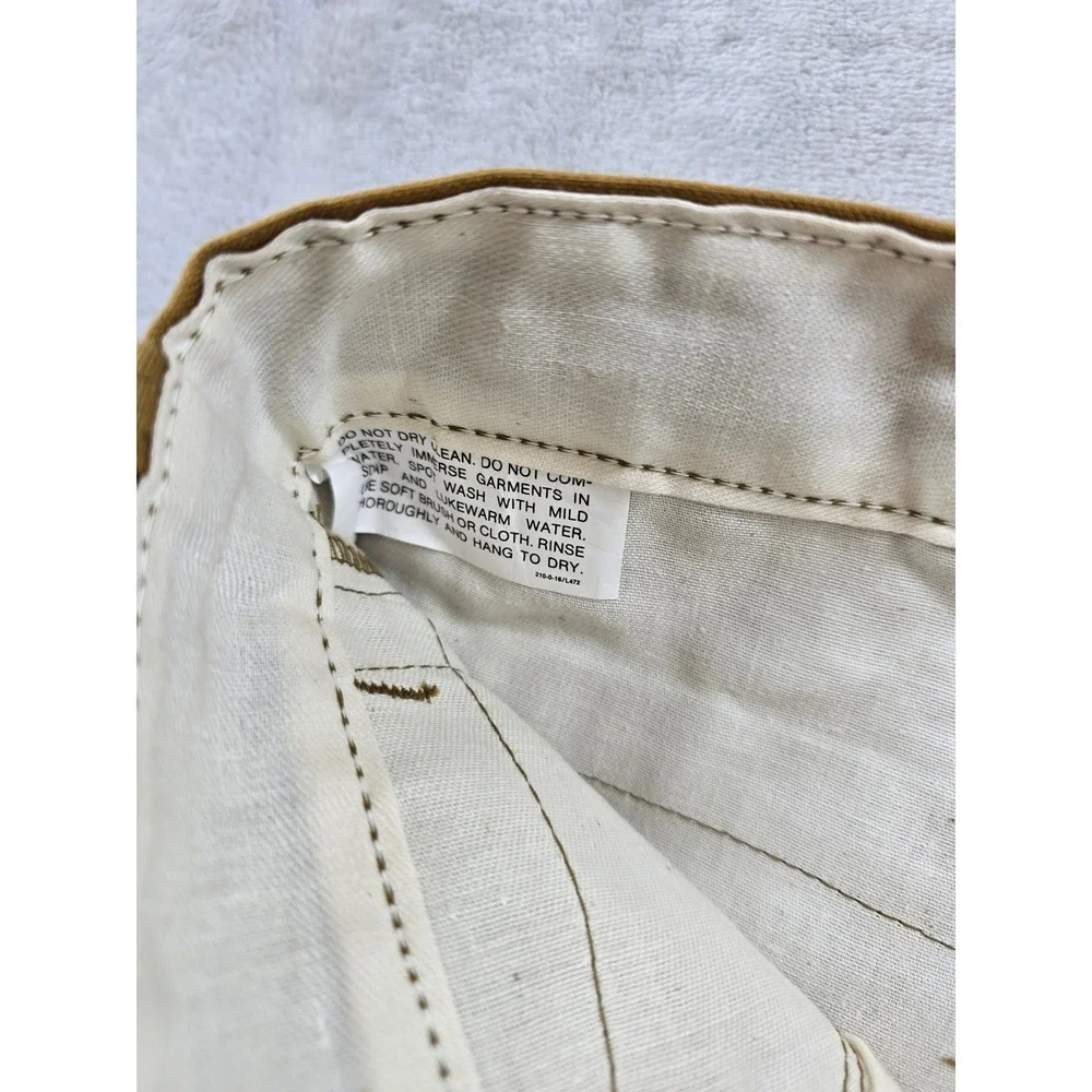 Vintage Winchester Trailblazer Hunting Pants Mens 34x29 Tan Canvas Brush Guard